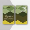 Printed RFID Hotel Key Cards Mifare Ultralight C, NXP chips