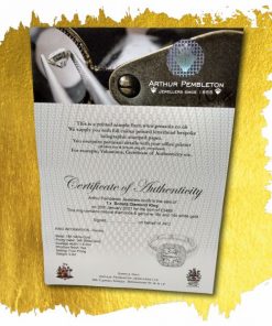 Certificate of authenticity A4