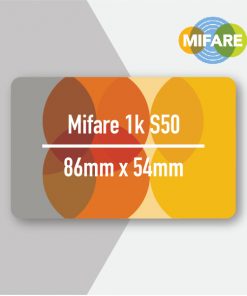 Printed Mifare 1K S50 contactless plastic cards