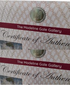 Art Certificate of Authenticity sheets