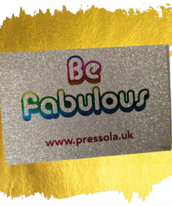 Real glitter business cards