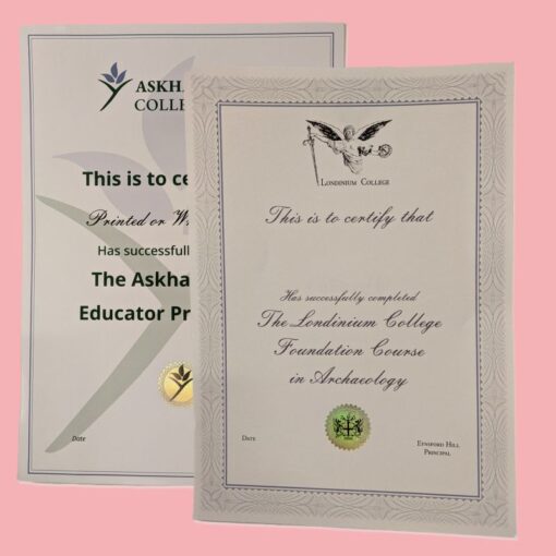 academy certificate printing