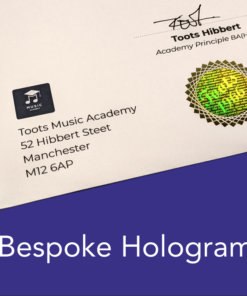 bespoke hologram certificate