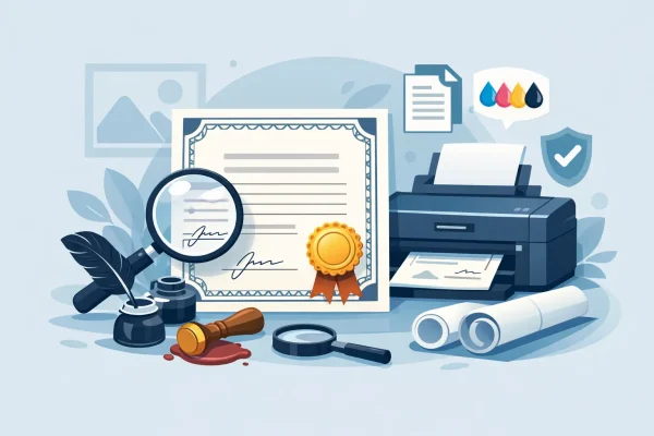 Certificate of Authenticity Printing Guide