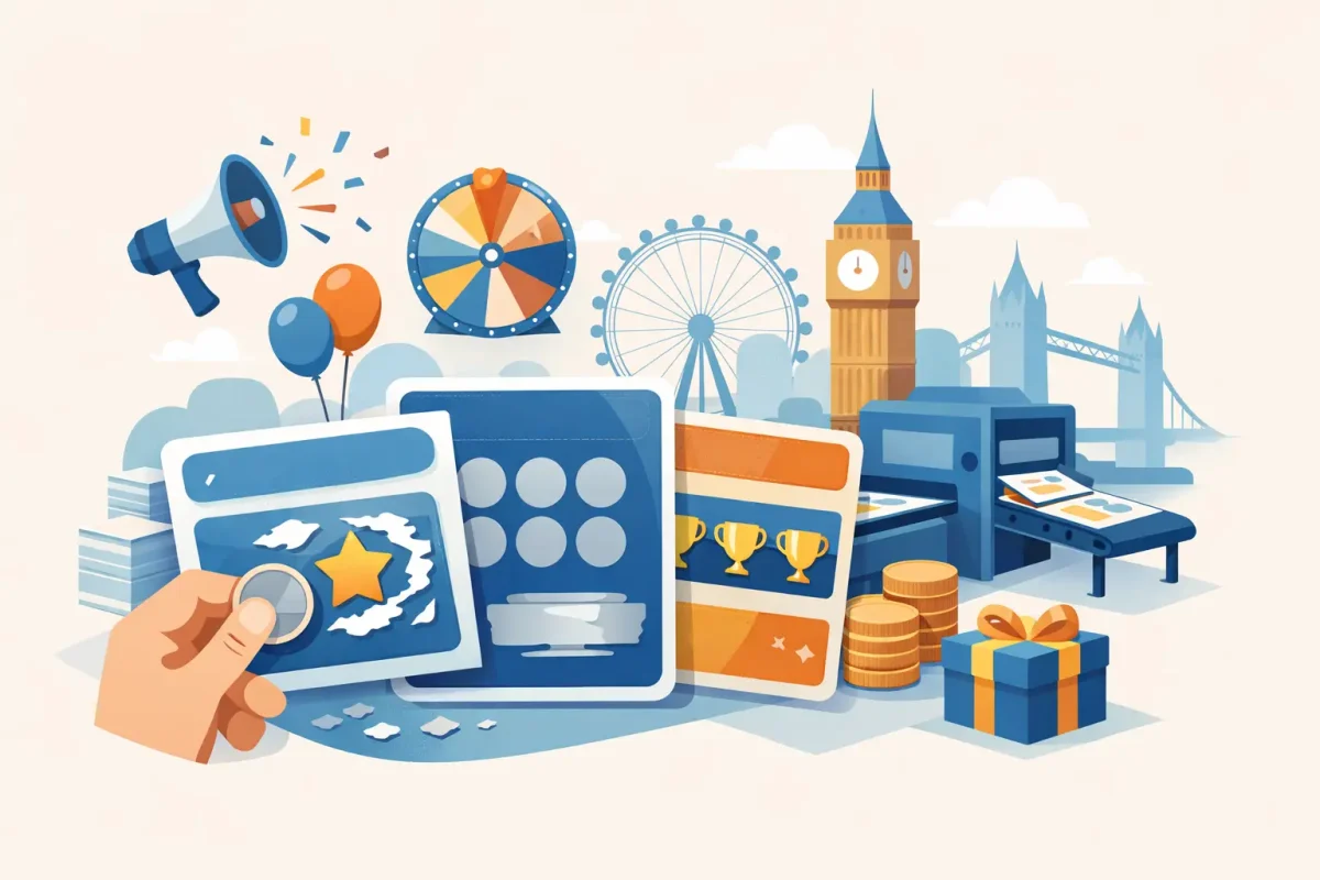 Scratch Card Printing UK for Promotions