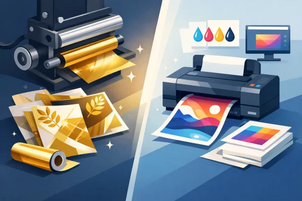 Foil Printing vs Digital Printing