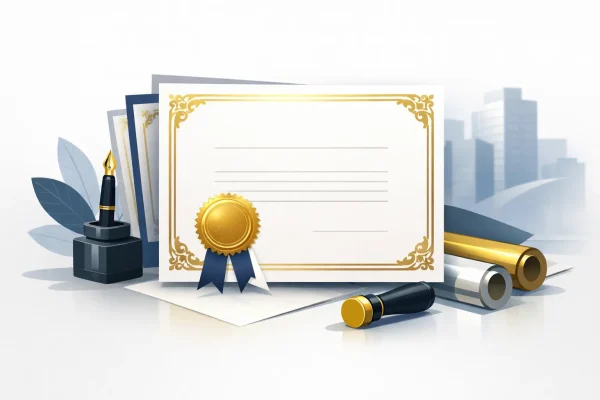 Foil Stamped Certificates Printing That Looks Official